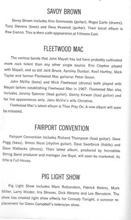 Savoy: Flletwood Aug 70 bio